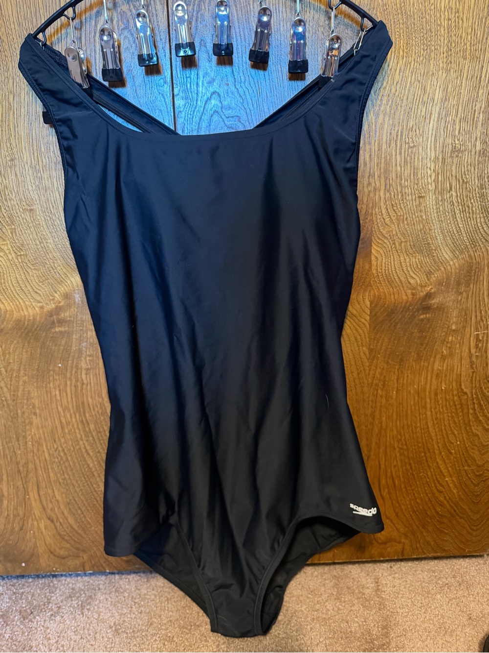 Speedo Women’s Classic Black One-Piece Swimsuit